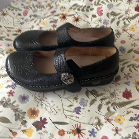 Algeria by PG.Lite floral black Maryjane’s 40 embossed comfortable shoes - Picture 3 of 13